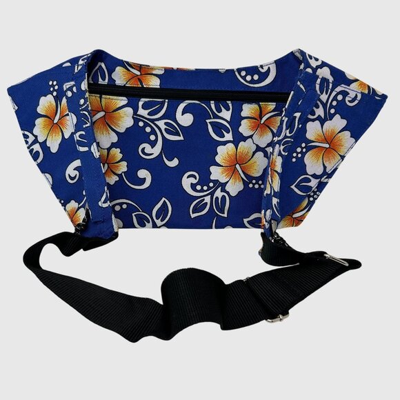 American UNI Floral Belt Bag - Multi-Pocket Travel Waist Bag - Picture 3 of 8